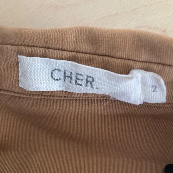 Maria Cher Co-ord Set in Khaki - Picture 7 of 16